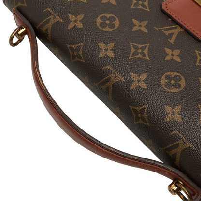 Louis Vuitton Monogram Monceau 28 Handbag Shoulder Bag 2WAY M51185 Brown PVC