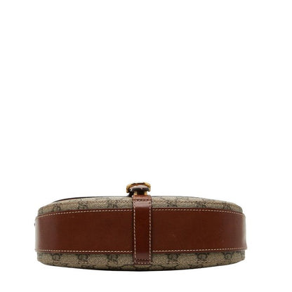 Gucci GG Supreme Crossbody Shoulder Bag 432150 Beige Brown PVC Leather Women's