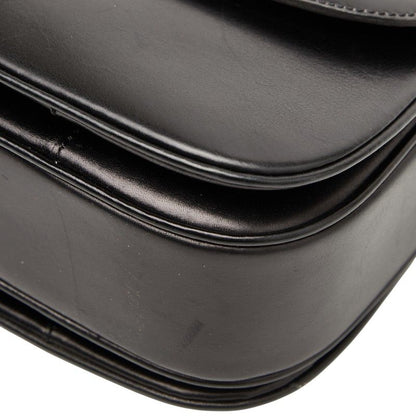 Celine Carriage Hardware Black Leather Women's Celine