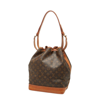 Louis Vuitton Monogram Noe One Shoulder Bag M42224 Brown PVC Leather Women