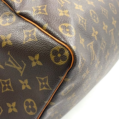 Louis Vuitton Speedy 35 Monogram Leather X PVC Brown Handbag Gold M41524