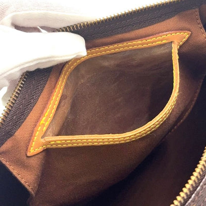 Louis Vuitton Speedy 35 Monogram Leather X PVC Brown Handbag Gold M41524