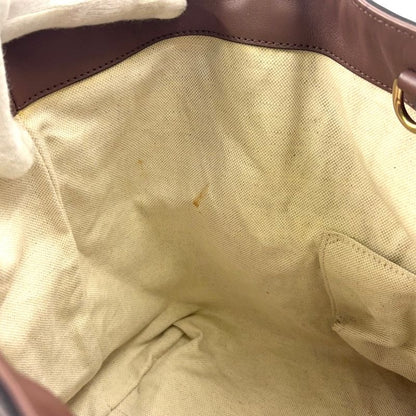 Gucci Nice GG Supreme Leather X PVC Dusty Pink Tote Bag Silver 309613