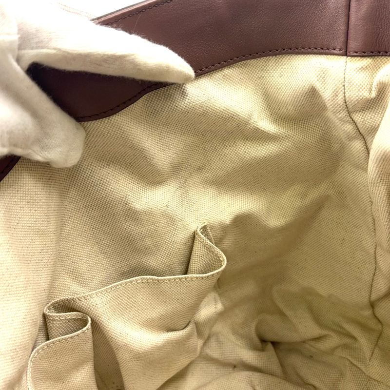 Gucci Nice GG Supreme Leather X PVC Dusty Pink Tote Bag Silver 309613