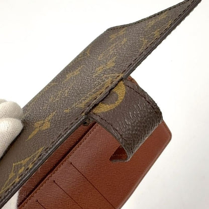 Louis Vuitton Agenda PM Monogram PVC Brown Notebook Cabas - Gold R20005