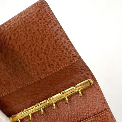 Louis Vuitton Agenda PM Monogram PVC Brown Notebook Cabas - Gold R20005