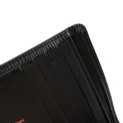 Louis Vuitton Portefeuille Marco Epi Noir Black Leather Black Bifold Wallet
