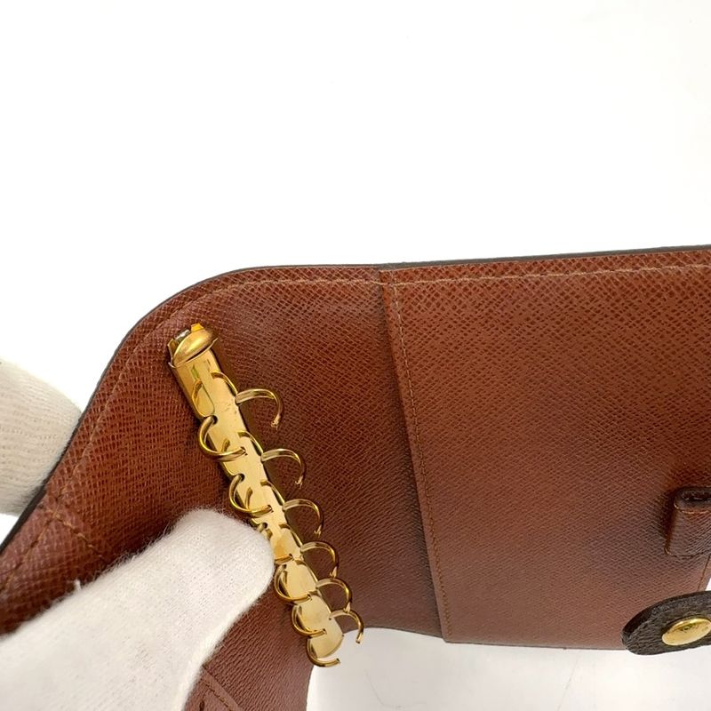 Louis Vuitton Agenda PM Monogram PVC Brown Notebook Cabas - Gold R20005