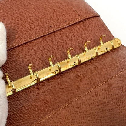 Louis Vuitton Agenda PM Monogram PVC Brown Notebook Cabas - Gold R20005