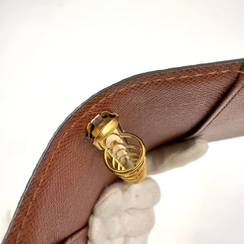 Louis Vuitton Agenda PM Monogram PVC Brown Notebook Cabas - Gold R20005