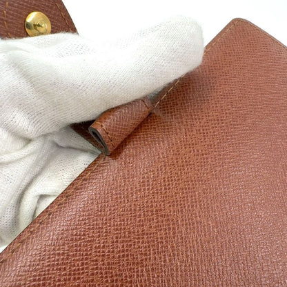 Louis Vuitton Agenda PM Monogram PVC Brown Notebook Cabas - Gold R20005