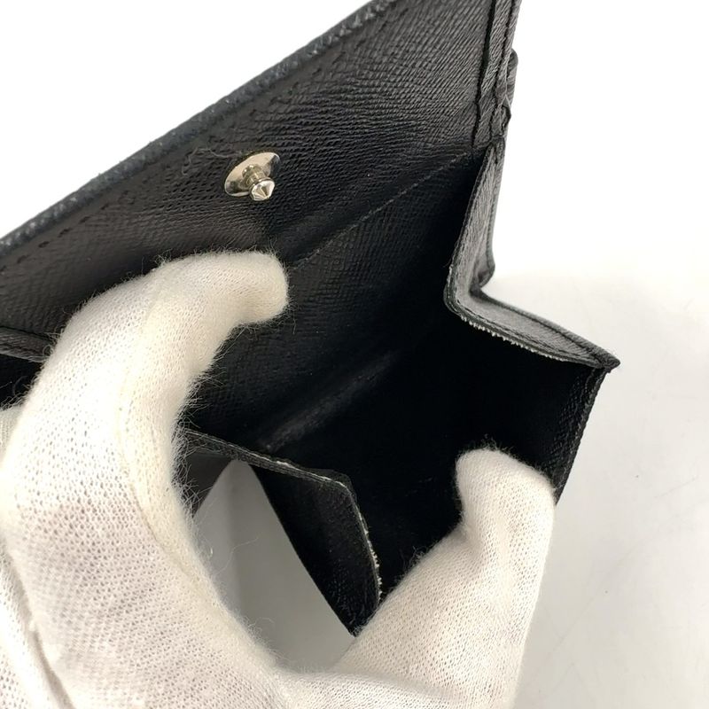 Louis Vuitton Portefeuille Marco Epi Noir Black Leather Black Bifold Wallet