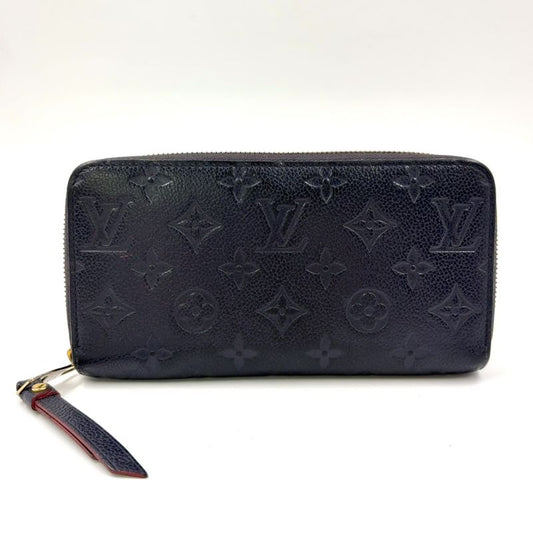 Louis Vuitton Zippy Wallet Monogram Empreinte Monogram Empreinte Marine Rouge