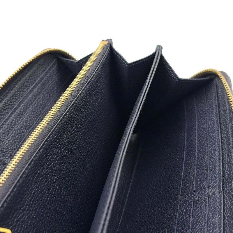 Louis Vuitton Zippy Wallet Monogram Empreinte Monogram Empreinte Marine Rouge