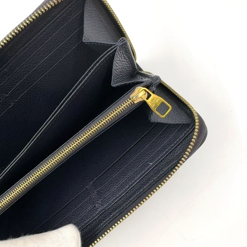 Louis Vuitton Zippy Wallet Monogram Empreinte Monogram Empreinte Marine Rouge