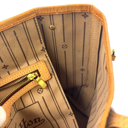 Louis Vuitton Neverfull PM Monogram Leather × PVC Brown Tote Bag Gold M40155