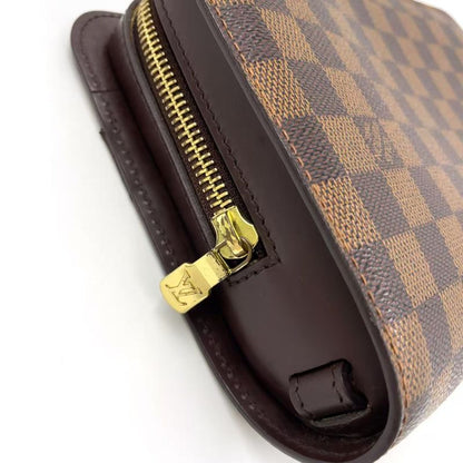 Louis Vuitton Damier Saint Louis Damier Ebene Second Bag Leather X PVC Brown