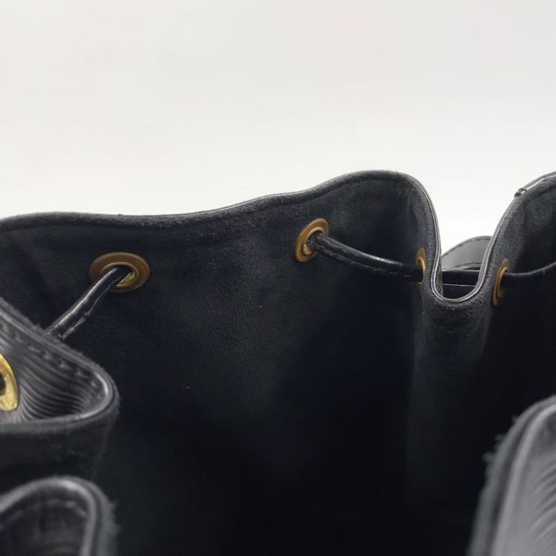 Louis Vuitton Petite Noir Epi Noir Black Leather Black Shoulder Bag Gold M59012