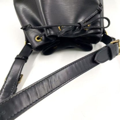 Louis Vuitton Petite Noir Epi Noir Black Leather Black Shoulder Bag Gold M59012