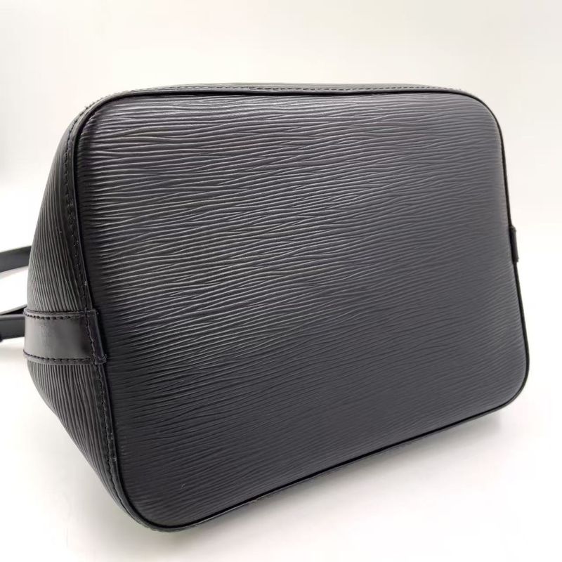 Louis Vuitton Petite Noir Epi Noir Black Leather Black Shoulder Bag Gold M59012