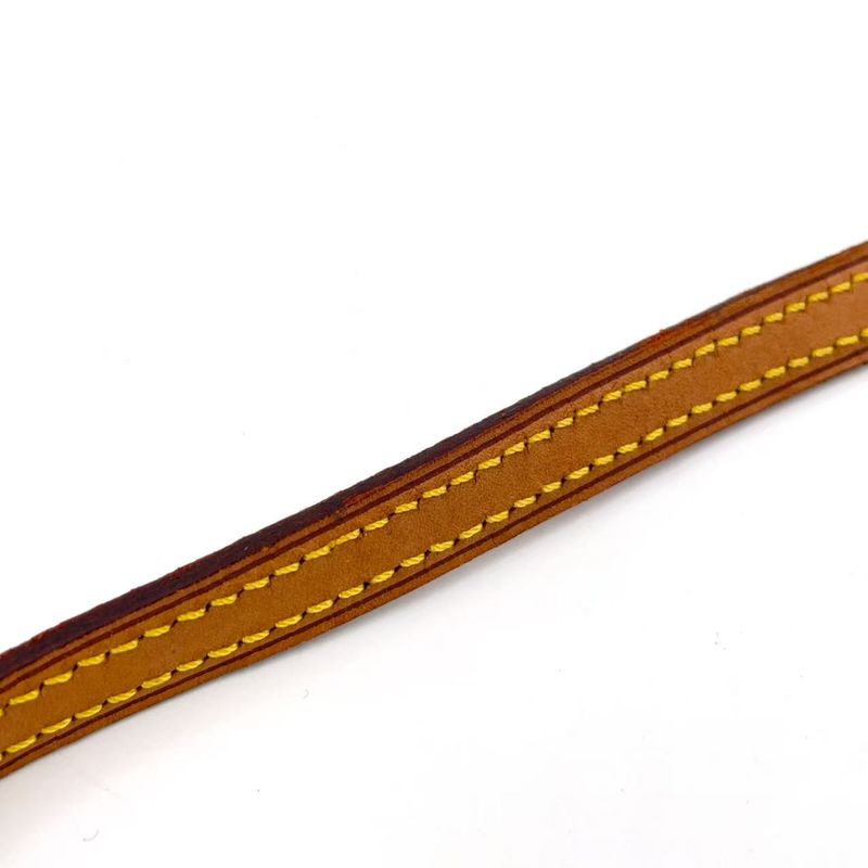 Louis Vuitton Shoulder Strap Leather Beige Gold J00145