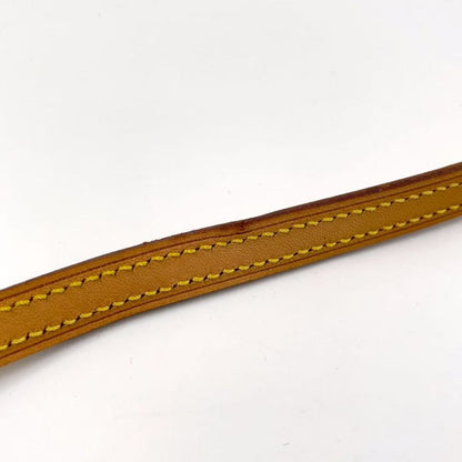 Louis Vuitton Shoulder Strap Leather Beige Gold J00145