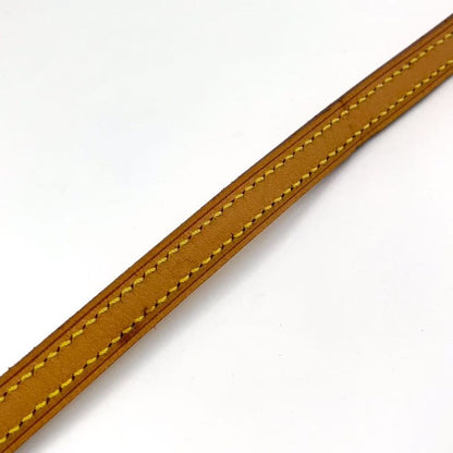 Louis Vuitton Shoulder Strap Leather Beige Gold J00145