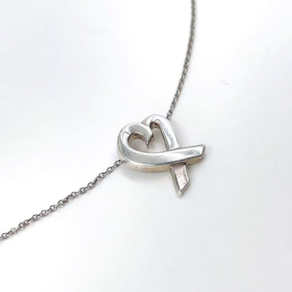 Tiffany & Co Paloma Picasso Open Heart Sv925 Silver Necklace