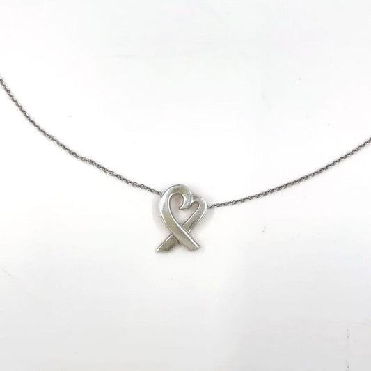 Tiffany & Co Paloma Picasso Open Heart Sv925 Silver Necklace