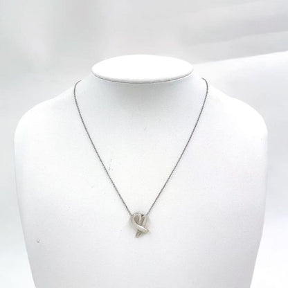 Tiffany & Co Paloma Picasso Open Heart Sv925 Silver Necklace