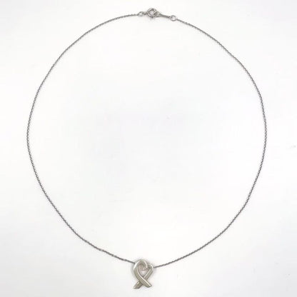 Tiffany & Co Paloma Picasso Open Heart Sv925 Silver Necklace