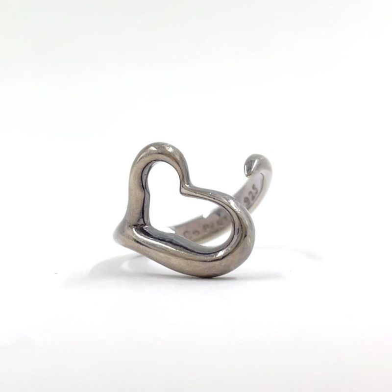 Tiffany & Co Open Heart Sv925 Silver Ring