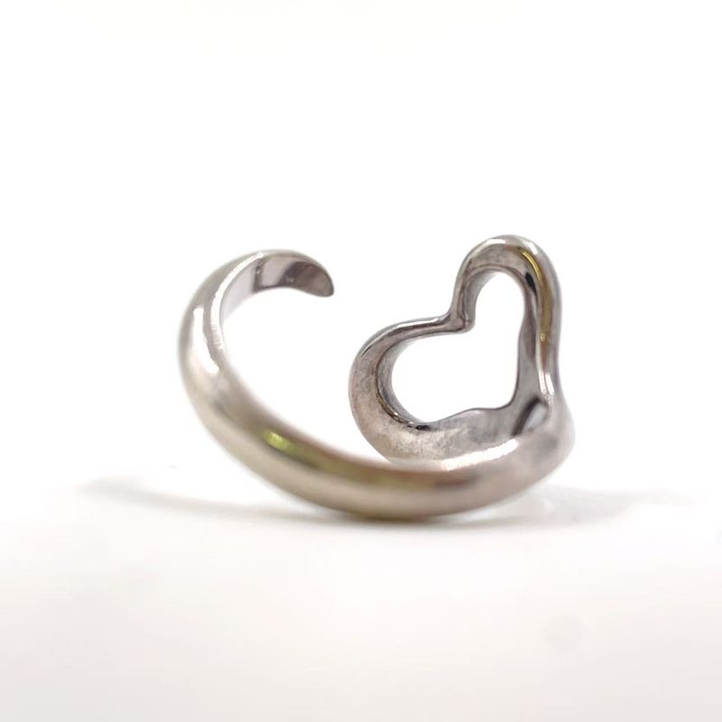 Tiffany & Co Open Heart Sv925 Silver Ring