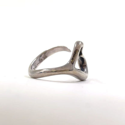Tiffany & Co Open Heart Sv925 Silver Ring