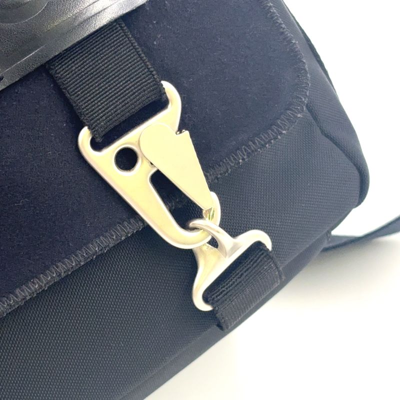 Chanel Sport Line Logo Serial No 9 Leather X Nylon X Felt Black Shoulder Bag