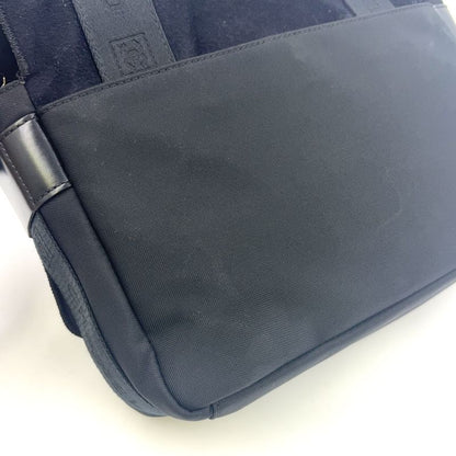 Chanel Sport Line Logo Serial No 9 Leather X Nylon X Felt Black Shoulder Bag