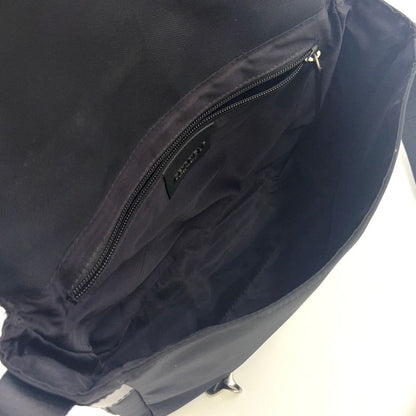 Chanel Sport Line Logo Serial No 9 Leather X Nylon X Felt Black Shoulder Bag