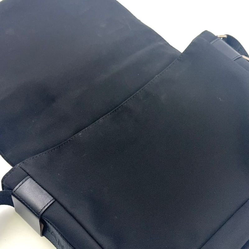 Chanel Sport Line Logo Serial No 9 Leather X Nylon X Felt Black Shoulder Bag