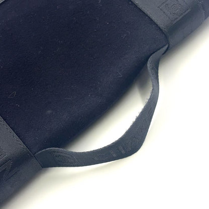 Chanel Sport Line Logo Serial No 9 Leather X Nylon X Felt Black Shoulder Bag