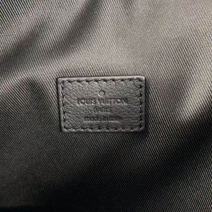 Louis Vuitton Monogram Helmet Drawstring RFID Compatible Leather Black Tote Bag