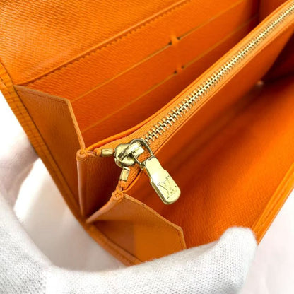 Louis Vuitton Porte Trésor International Epi Tassili Yellow Leather Yellow