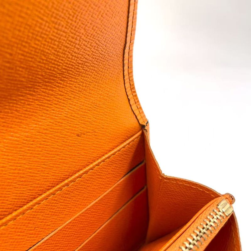 Louis Vuitton Porte Trésor International Epi Tassili Yellow Leather Yellow