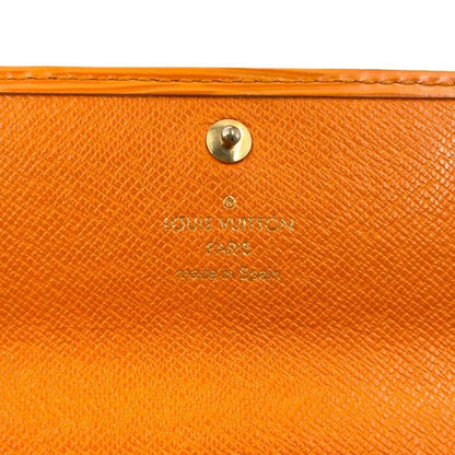 Louis Vuitton Porte Trésor International Epi Tassili Yellow Leather Yellow