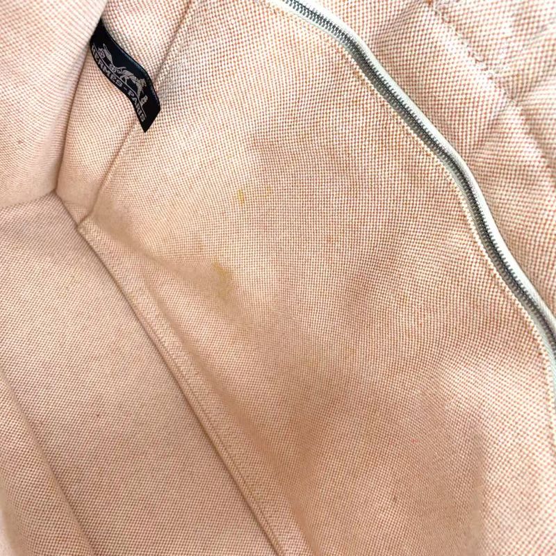 Hermes New Fourre Tout Tote MM Canvas Beige Tote Silver