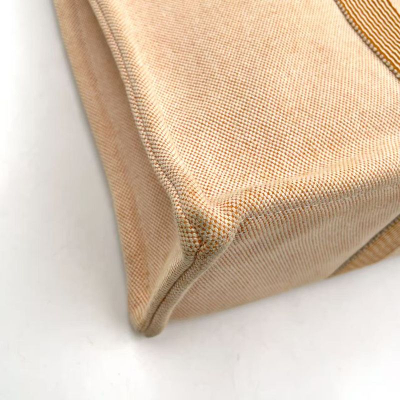 Hermes New Fourre Tout Tote MM Canvas Beige Tote Silver