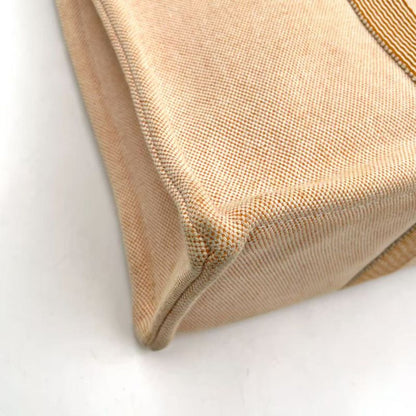 Hermes New Fourre Tout Tote MM Canvas Beige Tote Silver