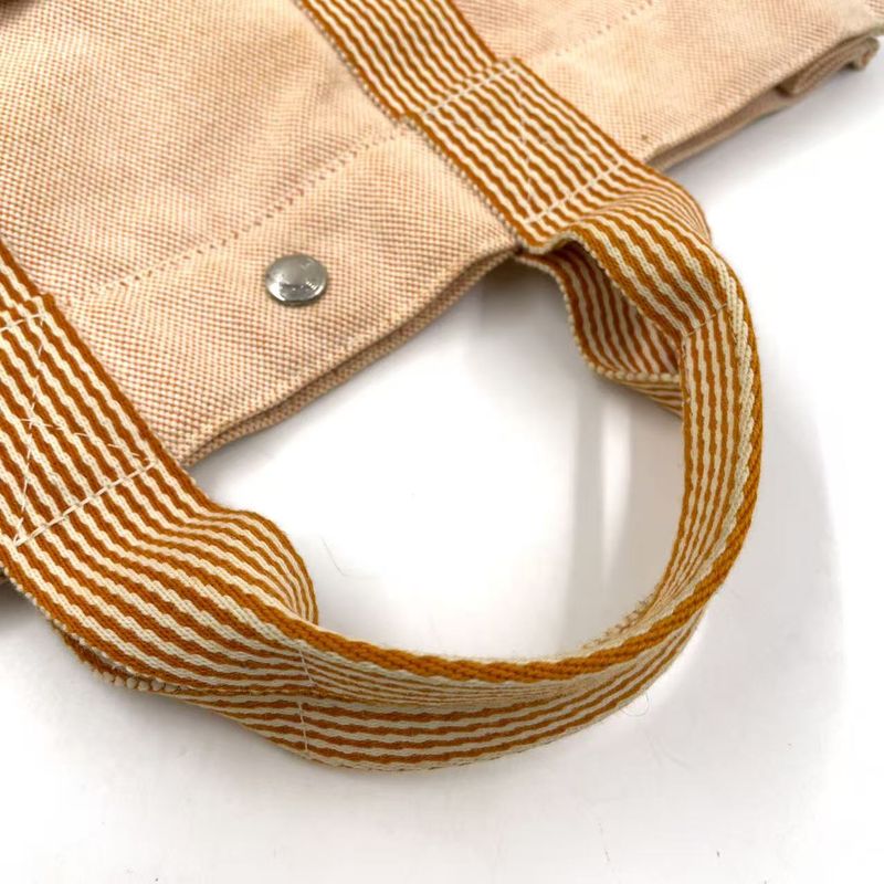 Hermes New Fourre Tout Tote MM Canvas Beige Tote Silver