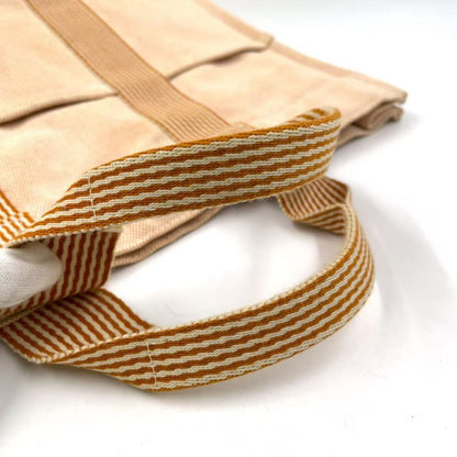 Hermes New Fourre Tout Tote MM Canvas Beige Tote Silver