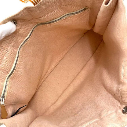 Hermes New Fourre Tout Tote MM Canvas Beige Tote Silver