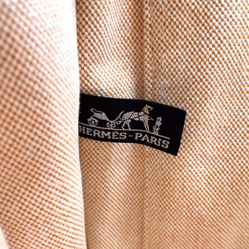 Hermes New Fourre Tout Tote MM Canvas Beige Tote Silver